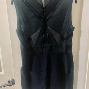 Elegant Black Sleeveless Dress